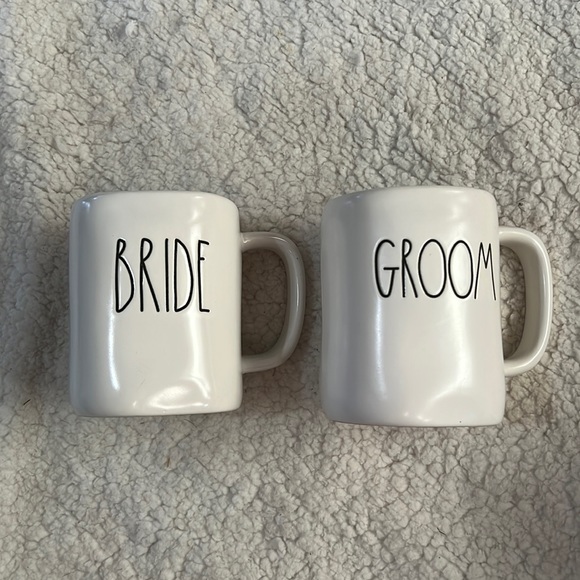 Rae Dunn Other - Rae Dunn bride and groom mugs